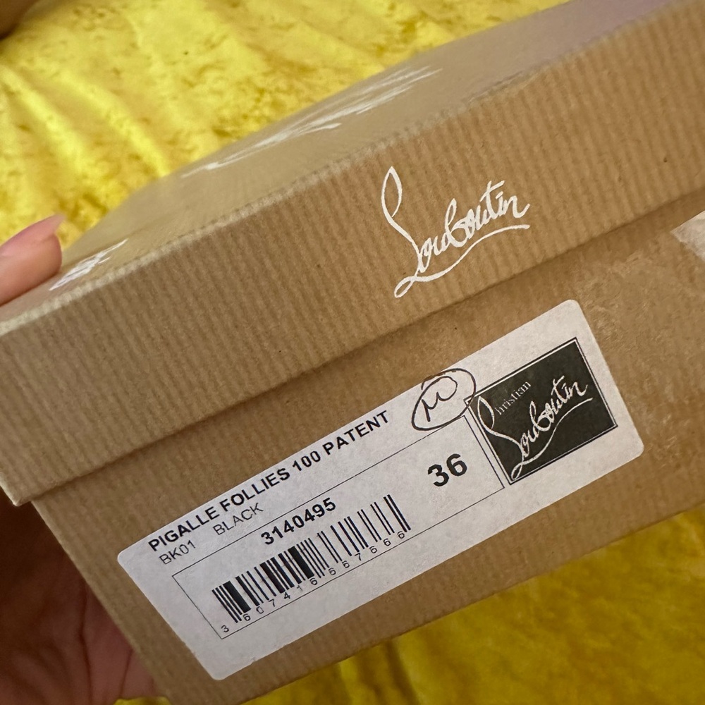 Louboutin Pigalle Follies 100 patent - Picture 8 of 9
